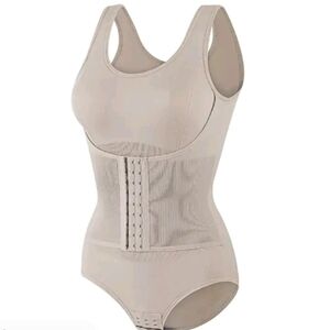 Everyday Nude Sculpting Bodysuit with Front Hook Waist